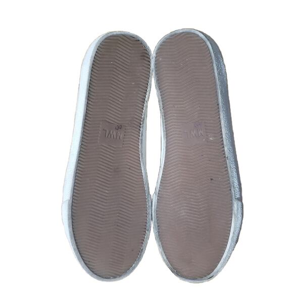 Madewell White Leather Low-top Lace-up Sneakers Size 8.5 - Picture 4 of 10